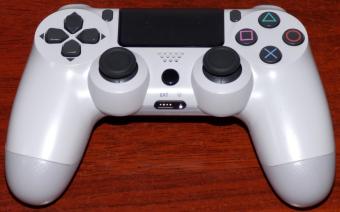 PlayStation 4 (PS4/PC) Bluetooth Game Controller mit Touchpad und Akku (white)) 2018